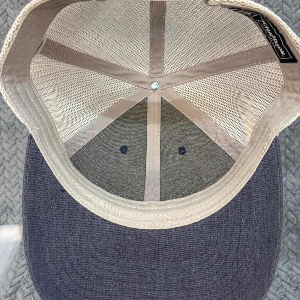 Richardson 115 Harrell Where Love Lives On Trucker Hat Navy White Snapback Cap